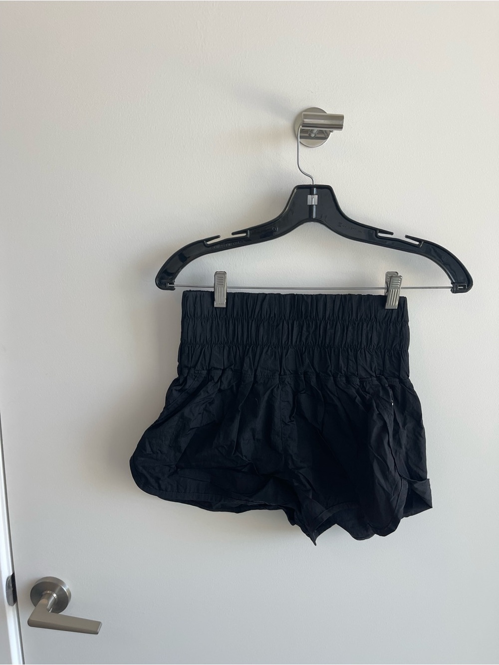 Free People Black Pull-On Shorts